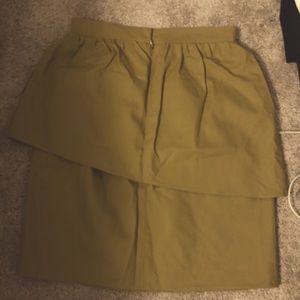 NWT Khaki pencil skirt